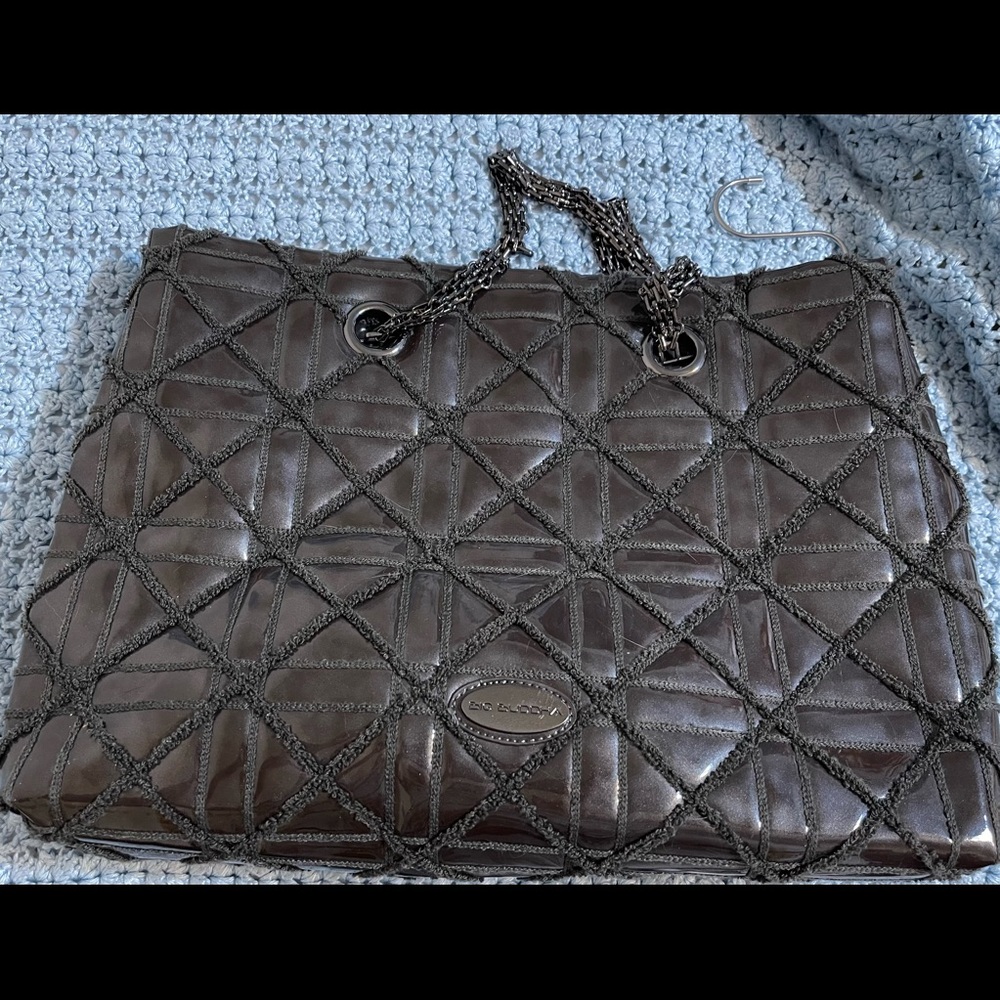 Gray big Buddha purse